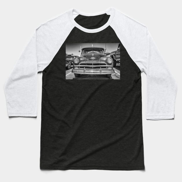 1950 Plymouth Deluxe 2 Door Sedan Baseball T-Shirt by Gestalt Imagery